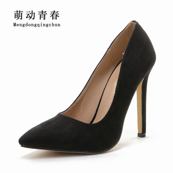women pumps 2021 pointed toe slip on suede high heels wedding shoes woman ladies fashion thin heel zapatos mujer plus size, Black
women pumps 2021 pointed toe slip on suede high heels wedding shoes woman ladies fashion thin heel zapatos mujer plus size, Black