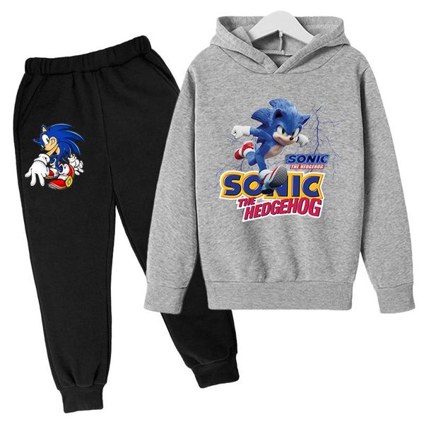 clothing sets boys and girls children's hoodie sonic fashion 4-14t spring autumn + pants 2piece sportswear set, White
clothing sets boys and girls children's hoodie sonic fashion 4-14t spring autumn + pants 2piece sportswear set, White