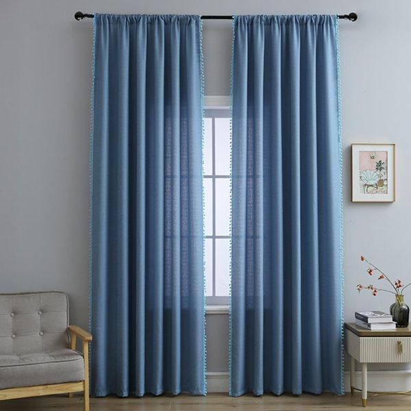 curtain & drapes window with tassels semi blackout panel cotton linen grommet drape for living room bedroom
curtain & drapes window with tassels semi blackout panel cotton linen grommet drape for living room bedroom