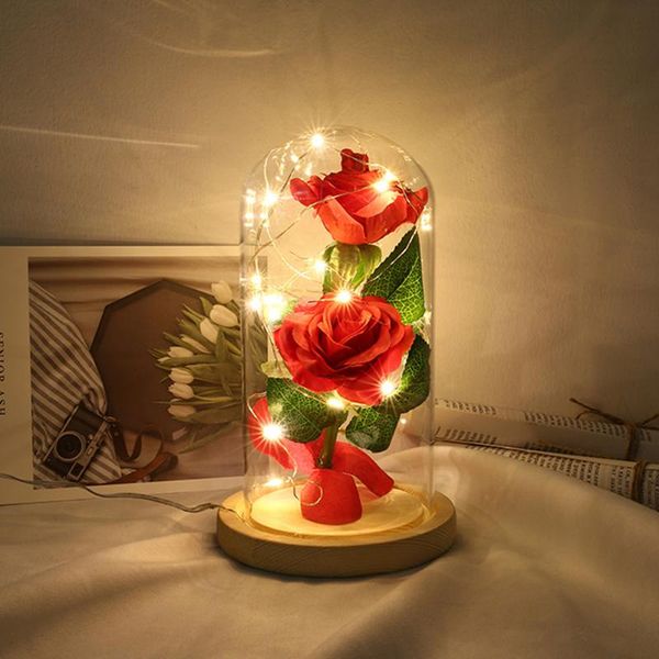 decorative flowers & wreaths stimulation 2pcs rose led string light with glass cover party wedding decor birthday mother's day annivers
decorative flowers & wreaths stimulation 2pcs rose led string light with glass cover party wedding decor birthday mother's day annivers