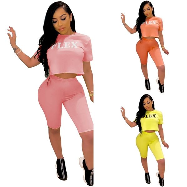 summer two piece clothing plus size women sports tracksuit crop designer t-shirt shorts pants letters printed outfits hh21801, White
summer two piece clothing plus size women sports tracksuit crop designer t-shirt shorts pants letters printed outfits hh21801, White