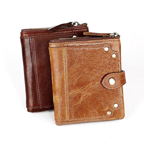 wallets men's wallet leatherzip card holder short coin pockets retro brand high quality, Red;black
wallets men's wallet leatherzip card holder short coin pockets retro brand high quality, Red;black