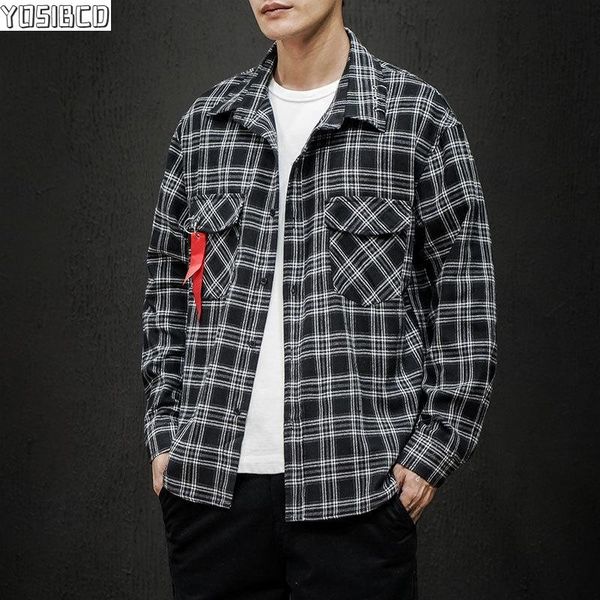 oversized men's plaid shirts mens fashion cotton blouse 5xl oversize long sleeves dress shirt for men man clothing casual, White;black
oversized men's plaid shirts mens fashion cotton blouse 5xl oversize long sleeves dress shirt for men man clothing casual, White;black