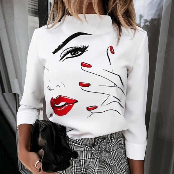 2021 new face and mouth print women t-shirt high elasticity casual funny simple t shirt gift for lady girl tee tshirt woman tshirts a6g, White
2021 new face and mouth print women t-shirt high elasticity casual funny simple t shirt gift for lady girl tee tshirt woman tshirts a6g, White