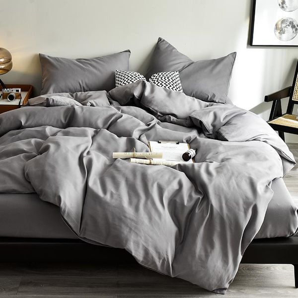bedding sets summer set simple solid color duvet cover fitted bed sheets and pillowcase full size comforter home textile
bedding sets summer set simple solid color duvet cover fitted bed sheets and pillowcase full size comforter home textile