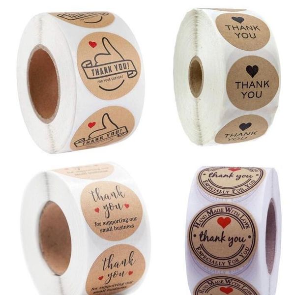 gift wrap 1roll/500pcs round labels handmade kraft paper packing sticker for candy dragee bag box wedding thanks stickers
gift wrap 1roll/500pcs round labels handmade kraft paper packing sticker for candy dragee bag box wedding thanks stickers