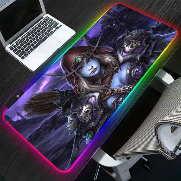 mouse pads & wrist rests gaming mousepad rgb sylvanas windrunner pad led non-slip office notepad large desk protection
mouse pads & wrist rests gaming mousepad rgb sylvanas windrunner pad led non-slip office notepad large desk protection