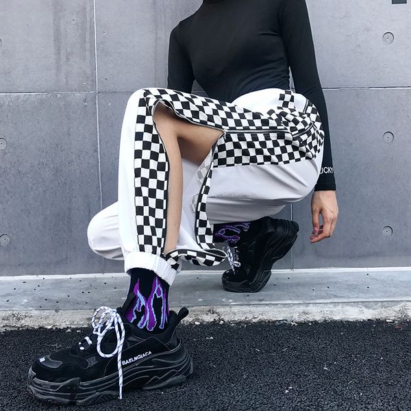 hip hop dance costume women white pant running checked trousers girls cheerleading dance outfit bar dj gogo jazz pant 1519, Black;red
hip hop dance costume women white pant running checked trousers girls cheerleading dance outfit bar dj gogo jazz pant 1519, Black;red