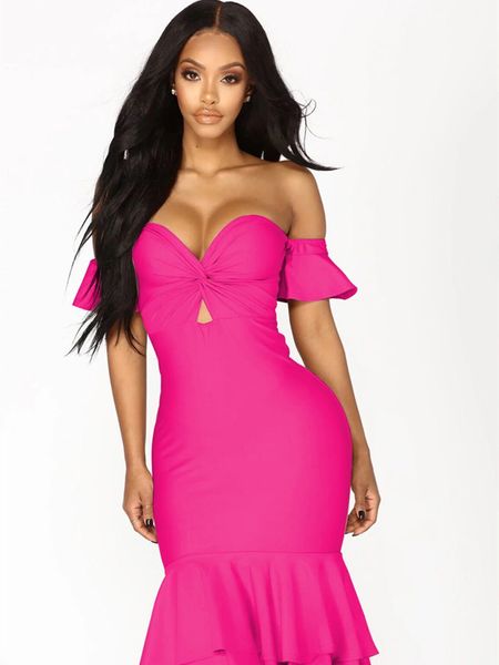wholesale dress womens flounce off-shoulder mermaid dress eligance party night club dress stacked, White
wholesale dress womens flounce off-shoulder mermaid dress eligance party night club dress stacked, White