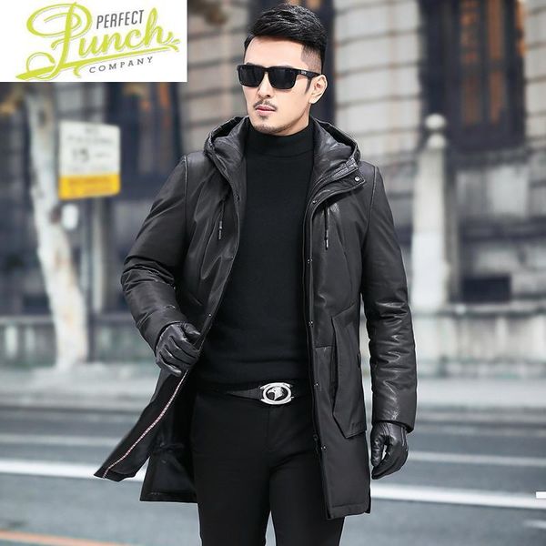 men's leather & faux genuine men winter sheepskin warm duck down coat hooded mens jacket 18077-08 yy798, Black
men's leather & faux genuine men winter sheepskin warm duck down coat hooded mens jacket 18077-08 yy798, Black