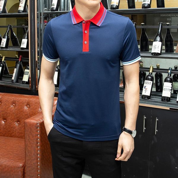 2021 hayblst new arrival short slim brand polo shirt men summer cotton men's clothing casual solid business tee v1p7, White;black
2021 hayblst new arrival short slim brand polo shirt men summer cotton men's clothing casual solid business tee v1p7, White;black