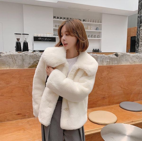 winter navy collar hairy shaggy faux mink fur coat loose long sleeve furry rabbit fur women jacket short outerwear, Black
winter navy collar hairy shaggy faux mink fur coat loose long sleeve furry rabbit fur women jacket short outerwear, Black