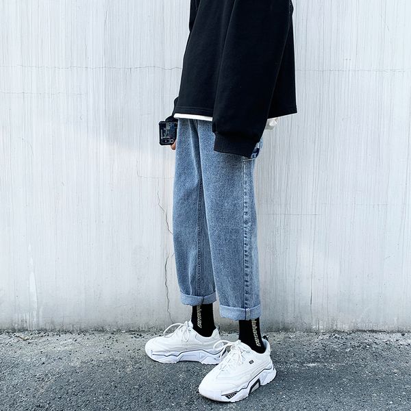 2021 new men's fashion casual pants pure color black stretch slim fit cargo pocket jeans male biker denim trousers big size s-3xl 3jpe, Blue
2021 new men's fashion casual pants pure color black stretch slim fit cargo pocket jeans male biker denim trousers big size s-3xl 3jpe, Blue