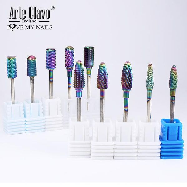 nail art equipment arte clavo drill bit milling cutter for manicure tungsten blue rainbow carbide tool, Silver
nail art equipment arte clavo drill bit milling cutter for manicure tungsten blue rainbow carbide tool, Silver