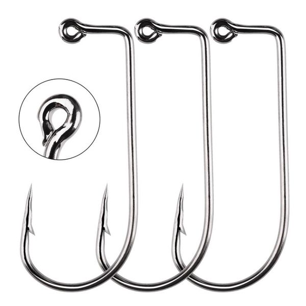 fishing hooks 100pcs 9147 high carbon steel fishhook black 90 degree aberdeen offset jig size 6# to 5/0# hook set
fishing hooks 100pcs 9147 high carbon steel fishhook black 90 degree aberdeen offset jig size 6# to 5/0# hook set