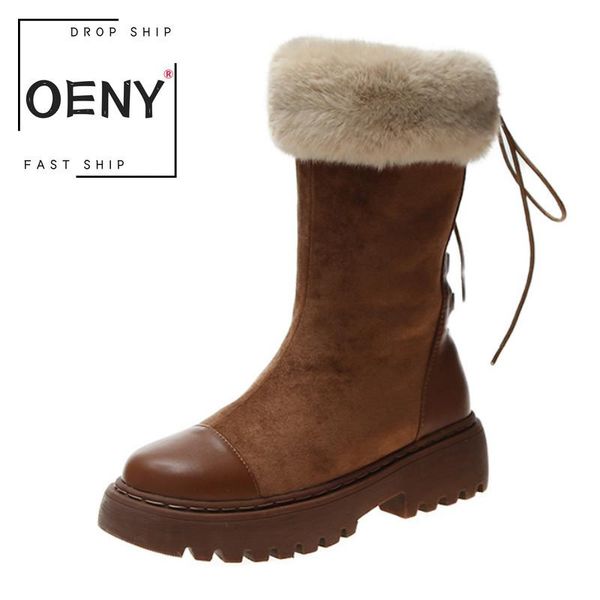 boots mid-calf snow women lace-up winter ladies bottines pour les femmes fur lining flat platform shoes female botas mujer, Black
boots mid-calf snow women lace-up winter ladies bottines pour les femmes fur lining flat platform shoes female botas mujer, Black