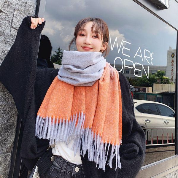 scarves fashion tie-dye scarf women thick warm winter tassels hijab long shawls wraps blanket cashmere pashmina head 2021, Blue;gray
scarves fashion tie-dye scarf women thick warm winter tassels hijab long shawls wraps blanket cashmere pashmina head 2021, Blue;gray