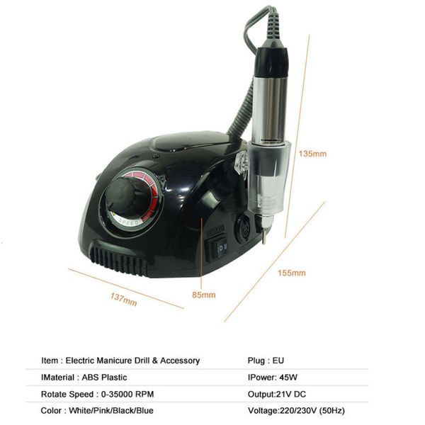 35000rpm manicure machine electric file art tools set for nail drill bits gel remover
35000rpm manicure machine electric file art tools set for nail drill bits gel remover