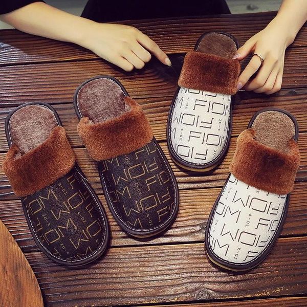 slippers home plus size 35-44 women pu leather house winter waterproof indoor fur memory foam massage plush shoes, Black
slippers home plus size 35-44 women pu leather house winter waterproof indoor fur memory foam massage plush shoes, Black