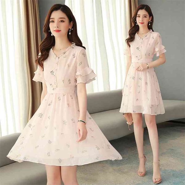 vintage pink print chiffon sweet mini dresses spring summer 3xl plus size runway dress elegant women bodycon party vestidos 210528, Black;gray
vintage pink print chiffon sweet mini dresses spring summer 3xl plus size runway dress elegant women bodycon party vestidos 210528, Black;gray