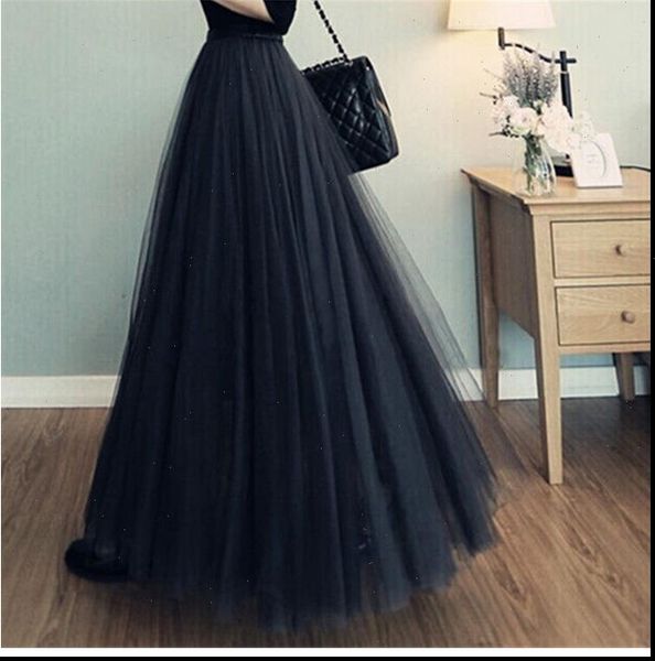 2021 spring summer fashion women mesh princess fairy style 3 layers voile tulle skirt bouffant puffy chic skirt long tutu skirt, Black
2021 spring summer fashion women mesh princess fairy style 3 layers voile tulle skirt bouffant puffy chic skirt long tutu skirt, Black