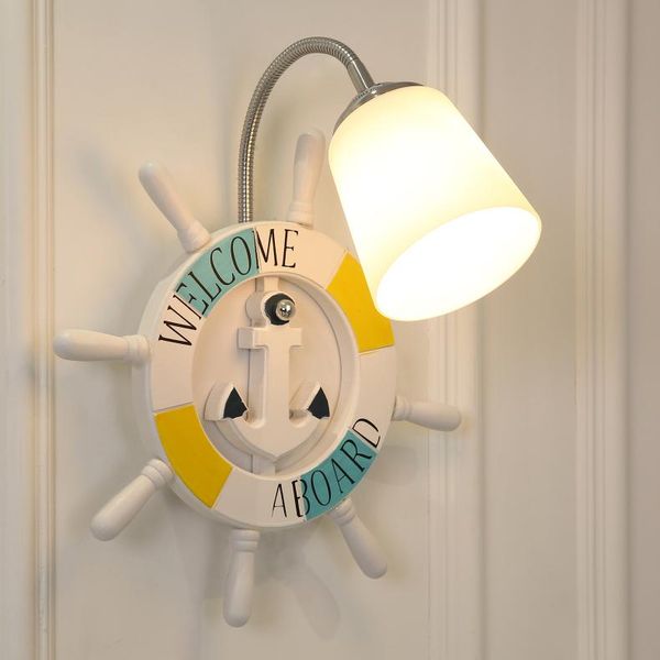 wall lamp modern cartoon resin ship rudder boy children room creative glass lights girl bedroom bedside art decor led lamps
wall lamp modern cartoon resin ship rudder boy children room creative glass lights girl bedroom bedside art decor led lamps