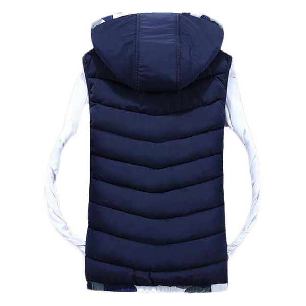 men's vests 2021 cotton vest autumn and winter couple models thickening warm hooded jacket, Black;white
men's vests 2021 cotton vest autumn and winter couple models thickening warm hooded jacket, Black;white