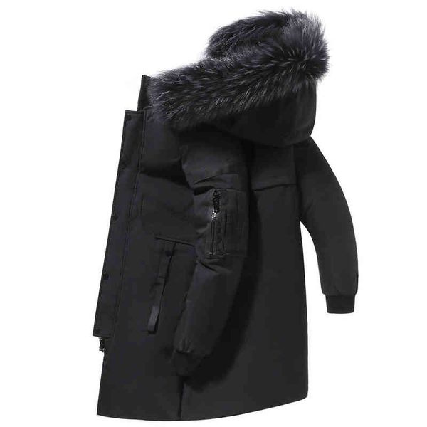 fashion jackets down men's winter x-long thicken white duck windbreak warm fur hooded parkas outdoor coats, Black
fashion jackets down men's winter x-long thicken white duck windbreak warm fur hooded parkas outdoor coats, Black