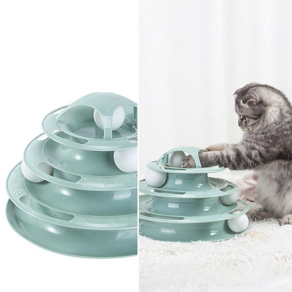 cat toys 4 niveaus kat speelgoed toren tracks interactieve intelligentie training amusement plaat huisdier n
cat toys 4 niveaus kat speelgoed toren tracks interactieve intelligentie training amusement plaat huisdier n