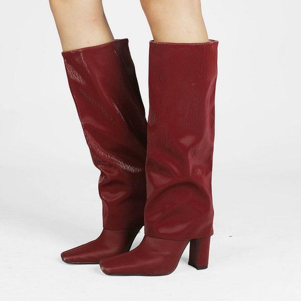 boots autumn winter fashion ladies knee high slip on square toe long female heel plush lining women's shoes, Black
boots autumn winter fashion ladies knee high slip on square toe long female heel plush lining women's shoes, Black