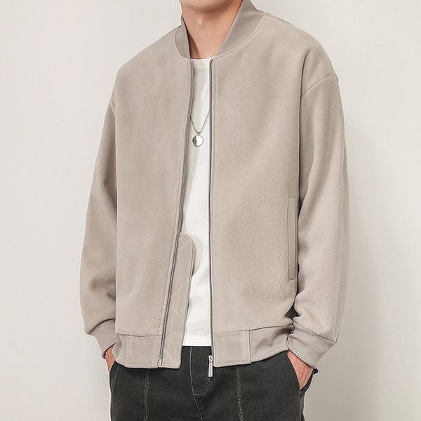 men's jackets casual stand-up collar jacket autumn and winter product trend polar fleece cardigan sweater solid color, Black;brown
men's jackets casual stand-up collar jacket autumn and winter product trend polar fleece cardigan sweater solid color, Black;brown