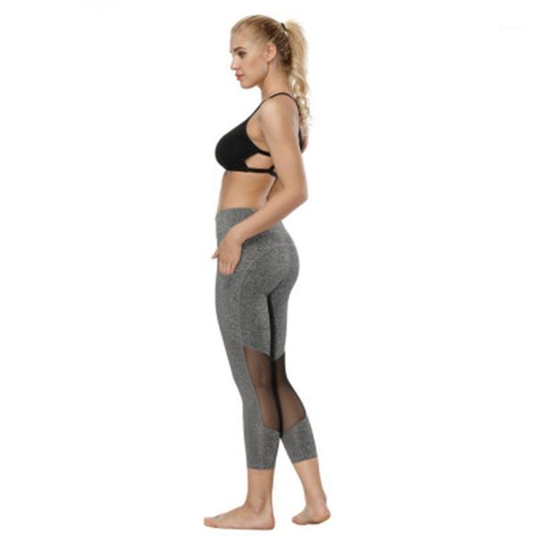 women's stitching yoga pants sports high waist stretch tights leggings mesh gym cropped outfit
women's stitching yoga pants sports high waist stretch tights leggings mesh gym cropped outfit