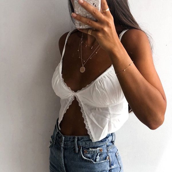 single button ruched camis splice white summer camisole ladies casual 2021 fashion cropped lace women camis
single button ruched camis splice white summer camisole ladies casual 2021 fashion cropped lace women camis