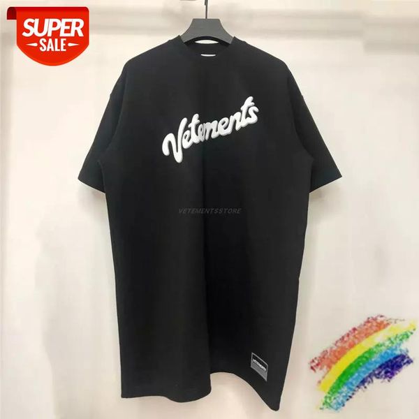 Oversize Vetements T shirt Men Women 1:1 Top Quality T-shirts Foam Printing Logo Embroidered Logo on the back VTM VETEMENTS Tees #y95c, White;black
Oversize Vetements T shirt Men Women 1:1 Top Quality T-shirts Foam Printing Logo Embroidered Logo on the back VTM VETEMENTS Tees #y95c, White;black