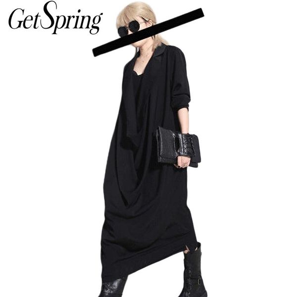 getsring women dress fashion irregular long loose fits all plus size vintage robe s casual wear 210601, Black;gray
getsring women dress fashion irregular long loose fits all plus size vintage robe s casual wear 210601, Black;gray