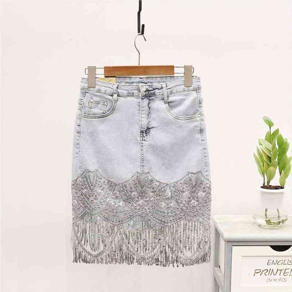 fashion summer sequins tassel womens skirt high waist denim washed blue casual slim short jeans skirts streetwear female, Black
fashion summer sequins tassel womens skirt high waist denim washed blue casual slim short jeans skirts streetwear female, Black