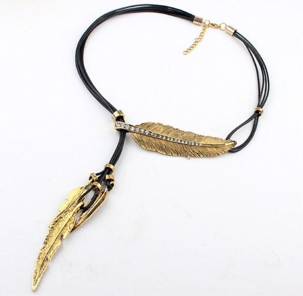 pendant necklaces fashion simple feather leaf adjustment necklace leather rope ladies gifts daily practical accessories, Silver
pendant necklaces fashion simple feather leaf adjustment necklace leather rope ladies gifts daily practical accessories, Silver