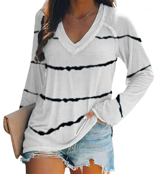 women 2021 autum loose blouses fashion casual v-neck cotton striped coat long sleeve woman clothes ropa muje p3002 women's sweaters, White;black
women 2021 autum loose blouses fashion casual v-neck cotton striped coat long sleeve woman clothes ropa muje p3002 women's sweaters, White;black