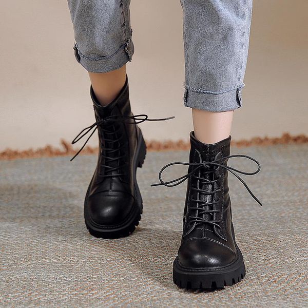 boots white ankle women's rubber shoes rain boots-women luxury designer lace up winter footwear round toe clogs platform low 202, Black
boots white ankle women's rubber shoes rain boots-women luxury designer lace up winter footwear round toe clogs platform low 202, Black