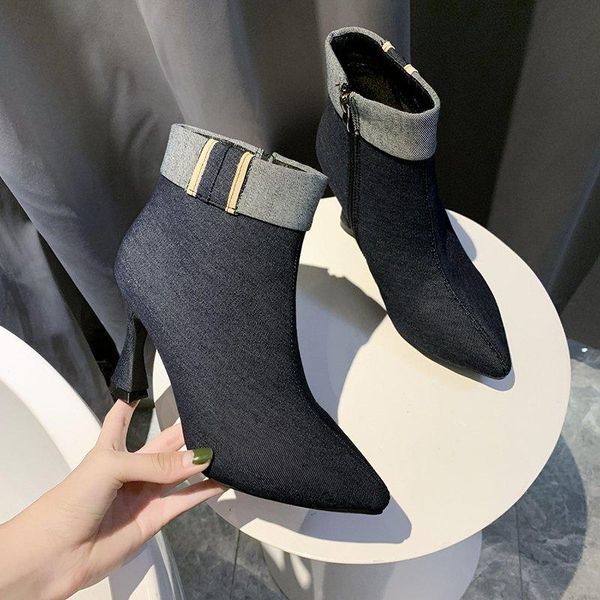 boots womens shoes elegant lady ankle boot female winter leather british retro style med heels femenino botas de mujer, Black
boots womens shoes elegant lady ankle boot female winter leather british retro style med heels femenino botas de mujer, Black