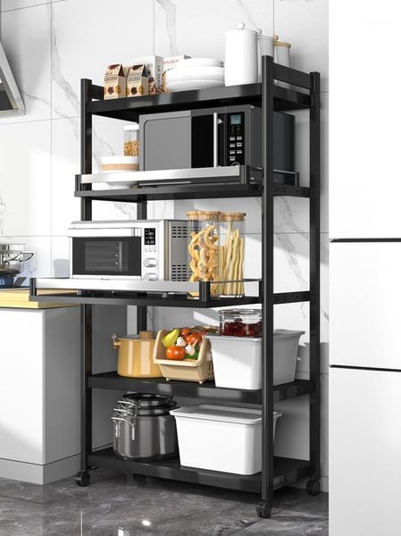 drawer-type kitchen shelf floor multi-layer oven microwave movable multi-function storage locker bottles & jars
drawer-type kitchen shelf floor multi-layer oven microwave movable multi-function storage locker bottles & jars