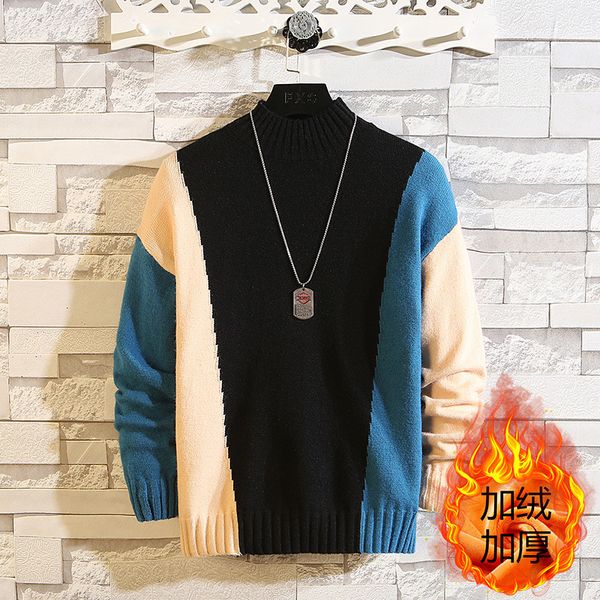 2021 new male autumn/winter half turtleneck high hit color sew veet thick sweater youth more size bottom shirtdhhf, White;black
2021 new male autumn/winter half turtleneck high hit color sew veet thick sweater youth more size bottom shirtdhhf, White;black
