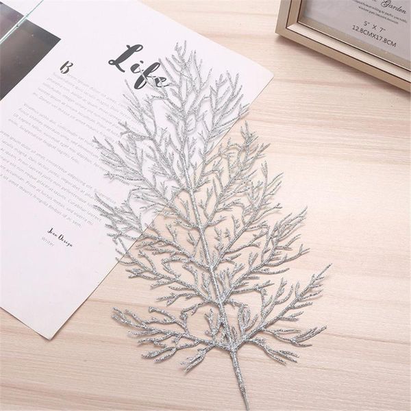 decorative flowers & wreaths 10pcs handmade diy wedding year decor artificial flower glitter leaves plants christmas decorations
decorative flowers & wreaths 10pcs handmade diy wedding year decor artificial flower glitter leaves plants christmas decorations