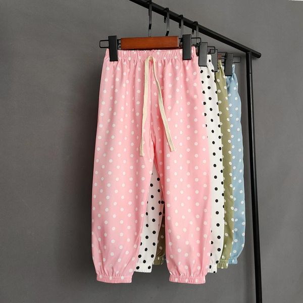 women's leggings kids girls broek children thin shared polka dot baby cool summer against mouse bites, Black
women's leggings kids girls broek children thin shared polka dot baby cool summer against mouse bites, Black