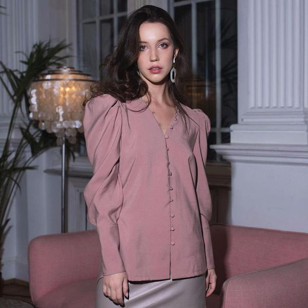 women's blouses & shirts ladies and office fall cropped french retro v neck wear shirt 2021 puff sleeve loose temperament, White
women's blouses & shirts ladies and office fall cropped french retro v neck wear shirt 2021 puff sleeve loose temperament, White
