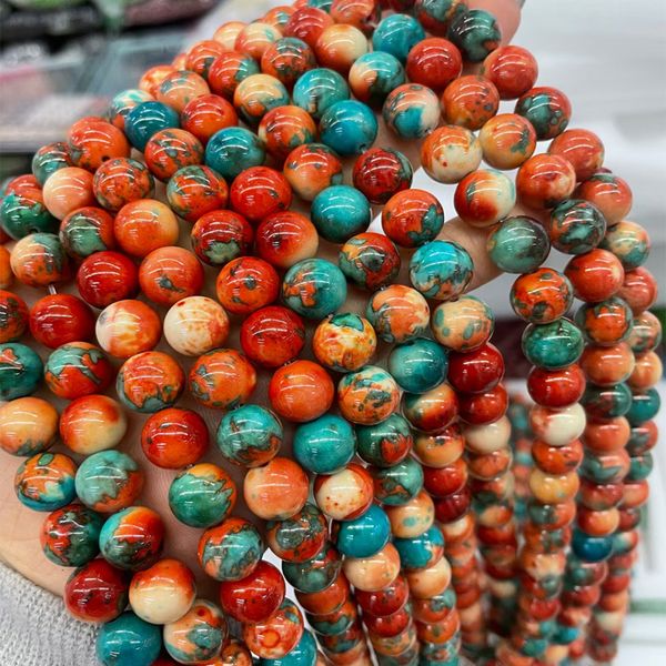 natural colorful stone beads diy charm jewrlry round loose bracelet necklace bead 6/8/10/12mm strand 15'', Black
natural colorful stone beads diy charm jewrlry round loose bracelet necklace bead 6/8/10/12mm strand 15'', Black