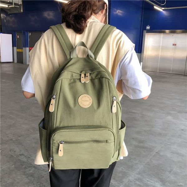 backpack fashion women female waterproof nylon schoolbag student book bag many zipper pocket school backpacks for teenager gilrs 
backpack fashion women female waterproof nylon schoolbag student book bag many zipper pocket school backpacks for teenager gilrs