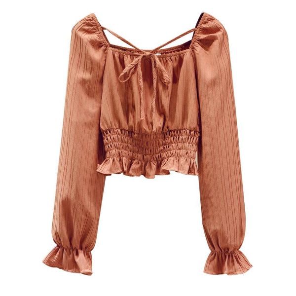 women's blouses & shirts summer women 2021 slash neck lace up blouse v-neck long sleeve elastic band chic woman blusa white spring
women's blouses & shirts summer women 2021 slash neck lace up blouse v-neck long sleeve elastic band chic woman blusa white spring