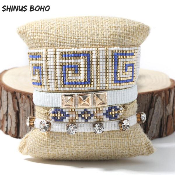 charm bracelets 4pcs/set miyuki beaded bracelet women men bangles 2021 handmade woven pulseras mujer wholesale jewellery adjustable, Golden;silver
charm bracelets 4pcs/set miyuki beaded bracelet women men bangles 2021 handmade woven pulseras mujer wholesale jewellery adjustable, Golden;silver
