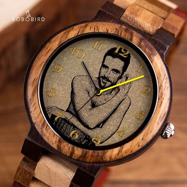 wristwatches bobo bird 2021 wood watch for men print po ladies quartz wristwatch personalized valentine's day couple gifts, Slivery;brown
wristwatches bobo bird 2021 wood watch for men print po ladies quartz wristwatch personalized valentine's day couple gifts, Slivery;brown
